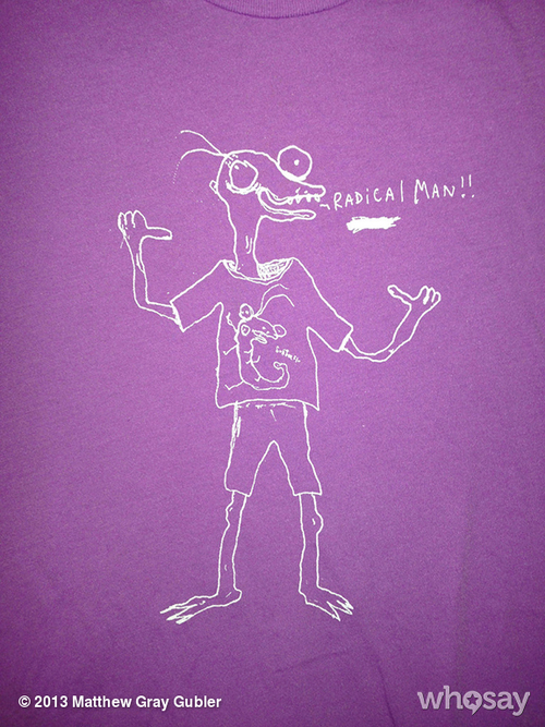 Matthew Gray Gubler, @Gublernation "Radical Man T-Shirt Goes On Sale A...